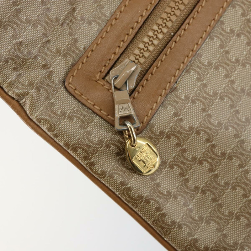 【日本直送】CELINE Macadam 帆布手拿包 PVC 米金色正品 gh759-8