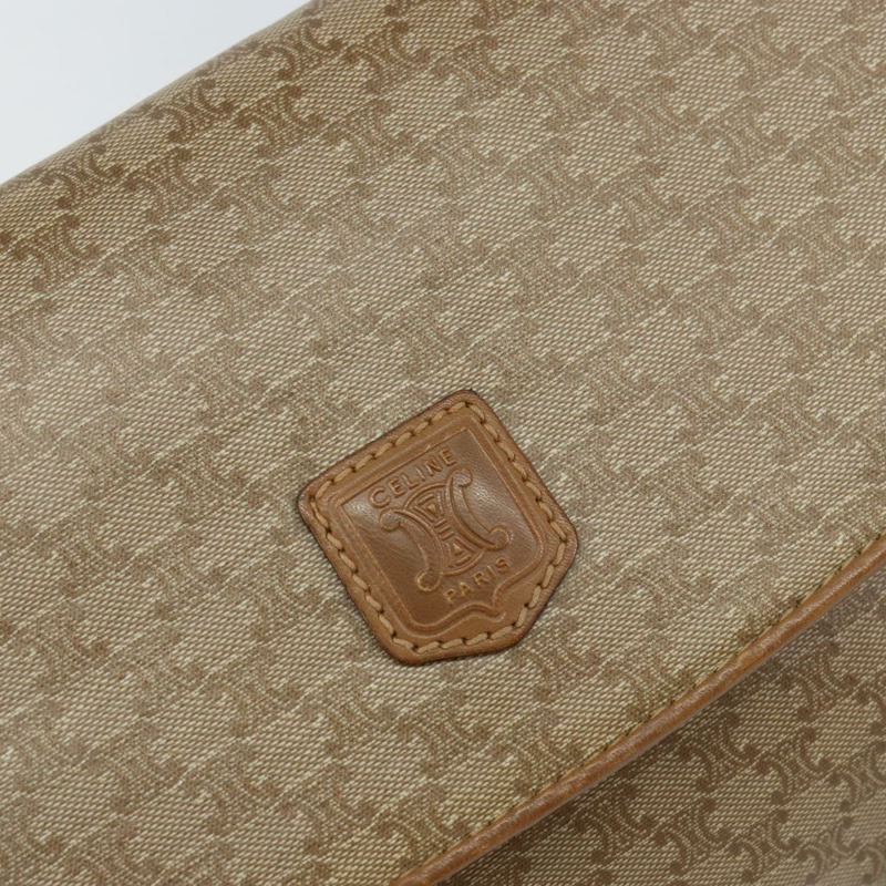 【日本直送】CELINE Macadam 帆布手拿包 PVC 米金色正品 gh759-16