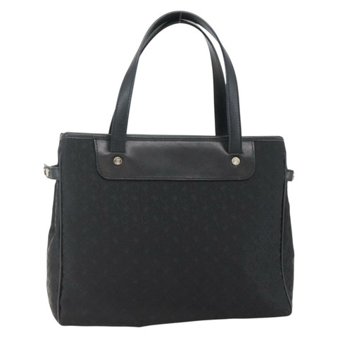 CELINE C Macadam 帆布手袋 黑色銀色正品 gh998