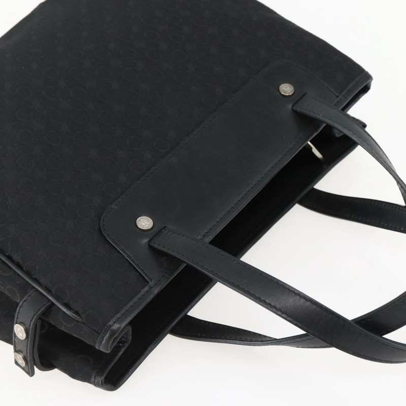 【日本直送】CELINE C Macadam 帆布手袋 黑色銀色正品 gh998-5