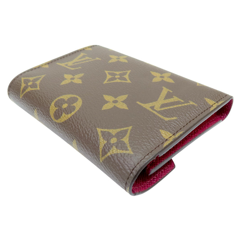 棕色 原花帆布 Victorine 三折短夾 M41938【LOUIS VUITTON LV 路易威登】 M41938-3