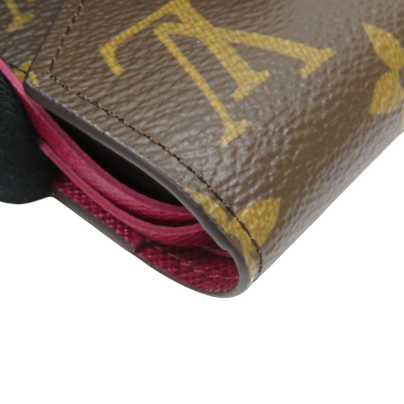 棕色 原花帆布 Victorine 三折短夾 M41938【LOUIS VUITTON LV 路易威登】 M41938-12
