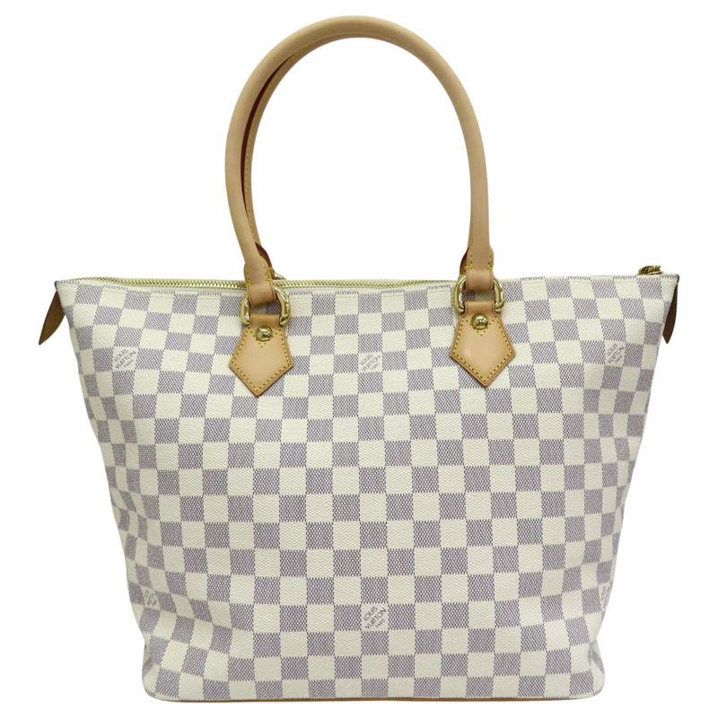 白色 棋盤格帆布 Saleya MM 肩背包 N51185【LOUIS VUITTON LV 路易威登】 N51185-1