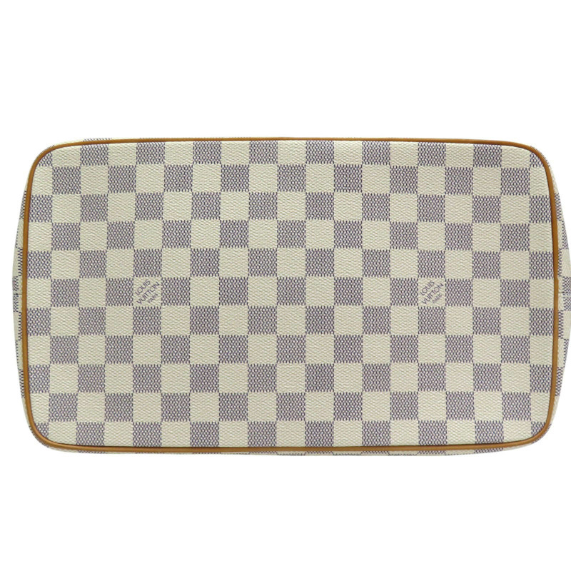 白色 棋盤格帆布 Saleya MM 肩背包 N51185【LOUIS VUITTON LV 路易威登】 N51185-3