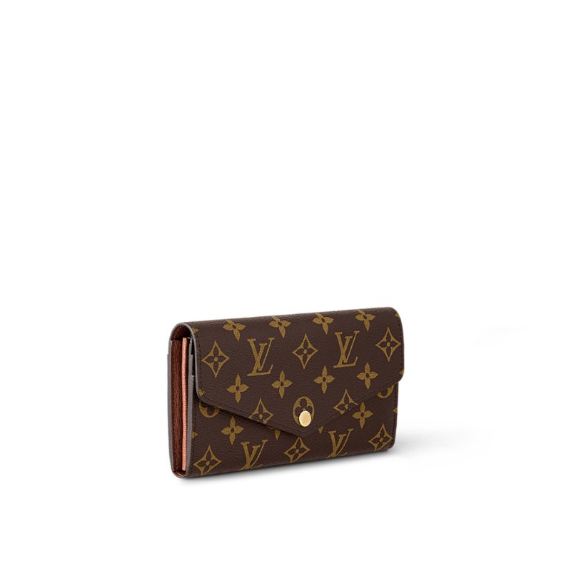 Louis Vuitton LV 路易威登 Sarah 新版經典老花釦式長夾/手拿包 M60531-2