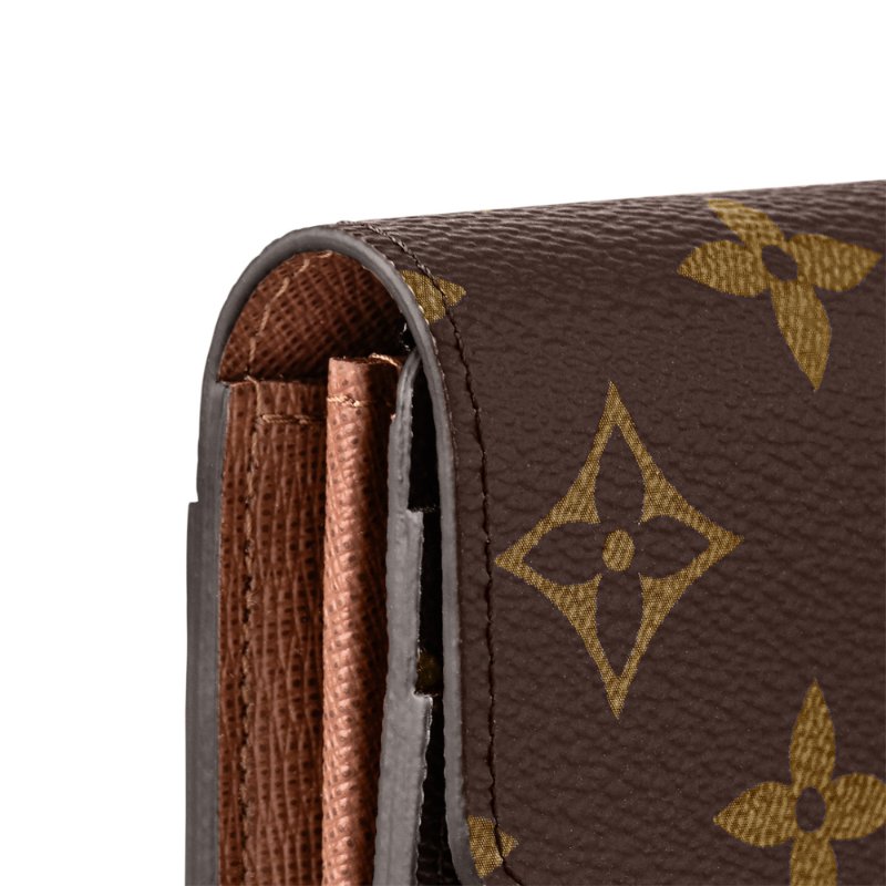 Louis Vuitton LV 路易威登 Sarah 新版經典老花釦式長夾/手拿包 M60531-4