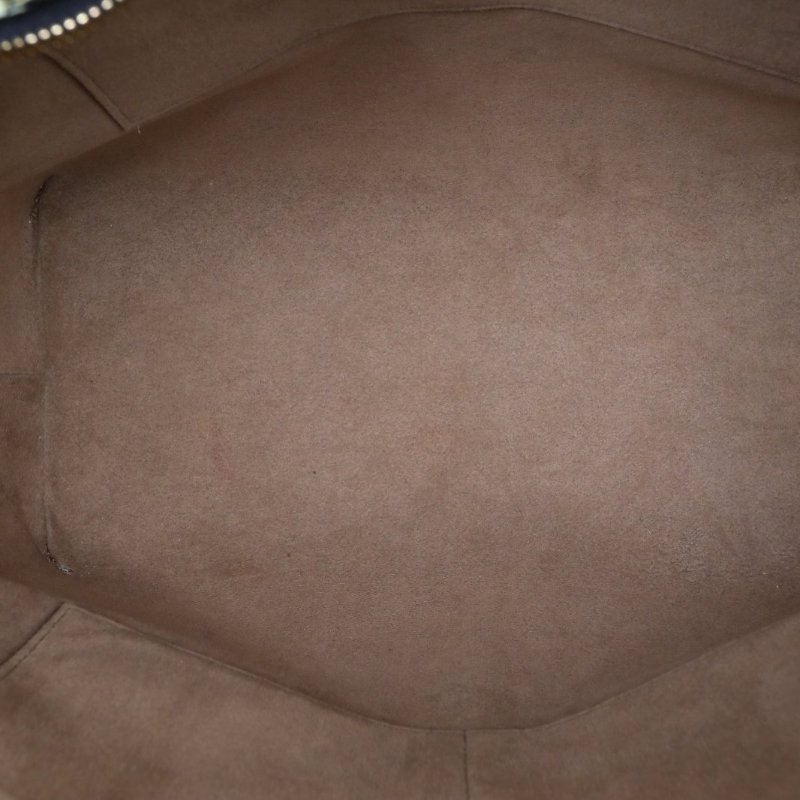 LOUIS VUITTON 中古蝴蝶結單肩托特包黑三彩PVC金扣2011肩背包-5