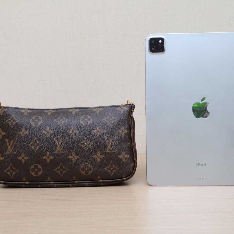 LOUIS VUITTON MultiPochetteAccessoires五合一粉肩帶老花PVC2020肩背包-1