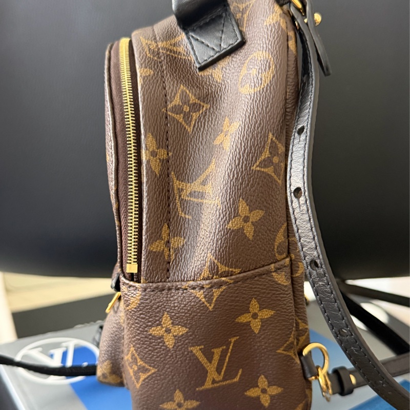 LV 小書包 後背包 老花 新款拉鍊 palm spring mini-6