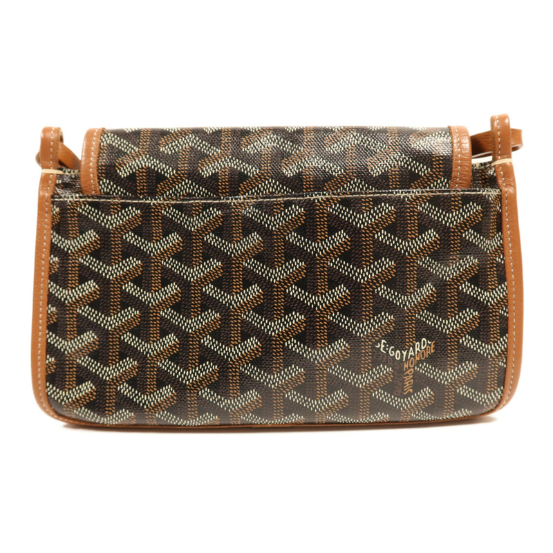 GOYARD 塗層帆布Plumet銀扣肩背袋-1