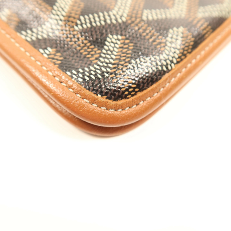 GOYARD 塗層帆布Plumet銀扣肩背袋-7