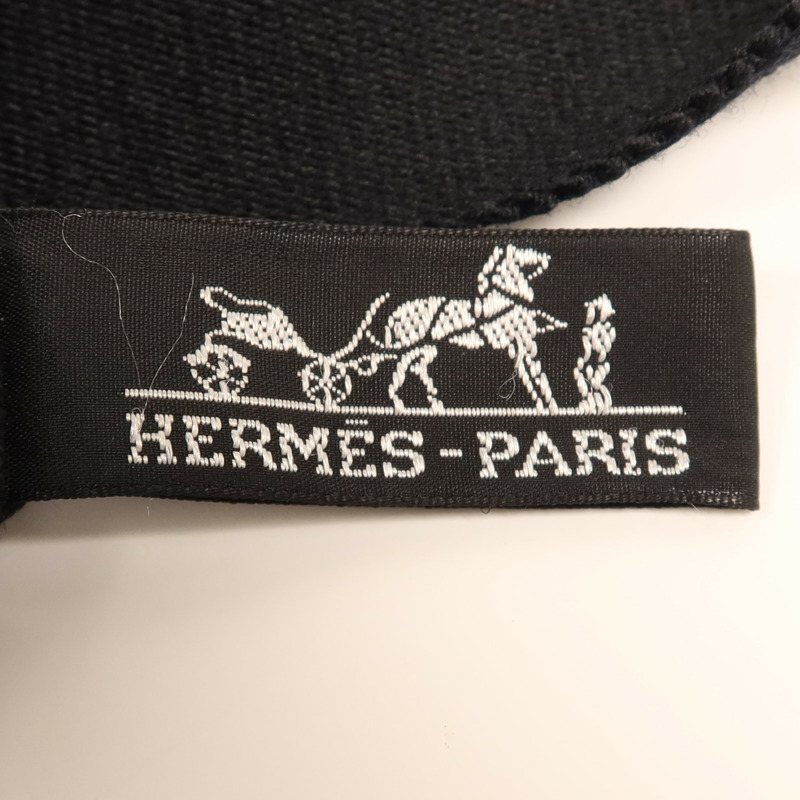 HERMES 帆布Saxo MM銀扣手挽袋-12
