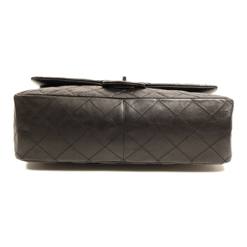 CHANEL 牛皮皮革2.55銀扣鏈帶肩背袋-3