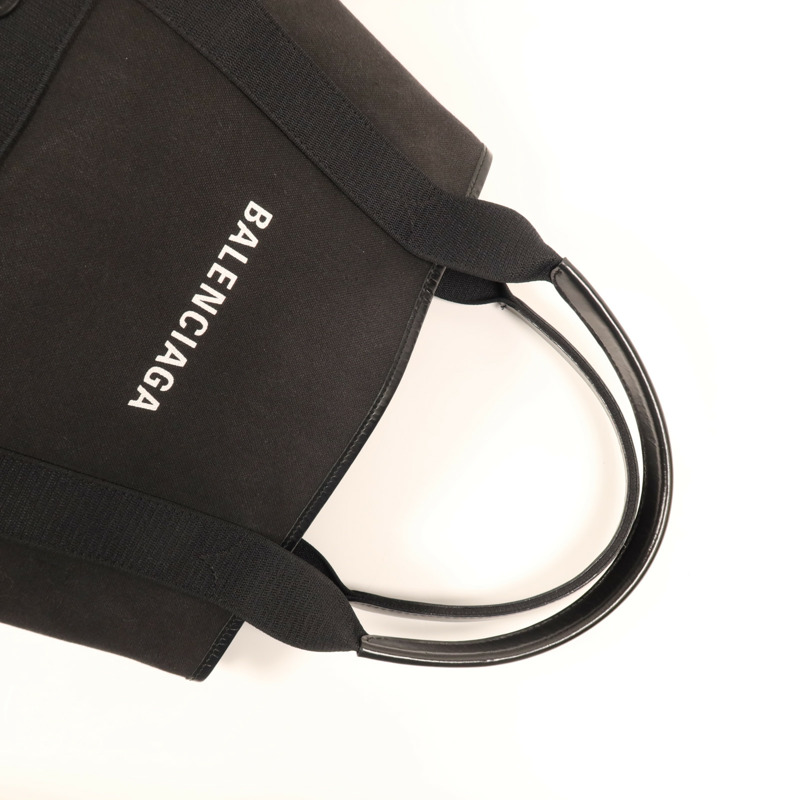 BALENCIAGA 帆布Tote Bag銀扣手挽袋-5