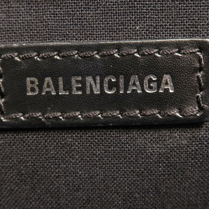 BALENCIAGA 帆布Tote Bag銀扣手挽袋-12