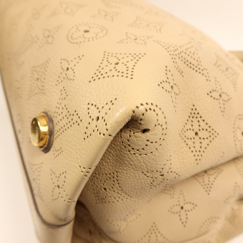 LOUIS VUITTON Mahina Seal PM金扣手挽袋-4