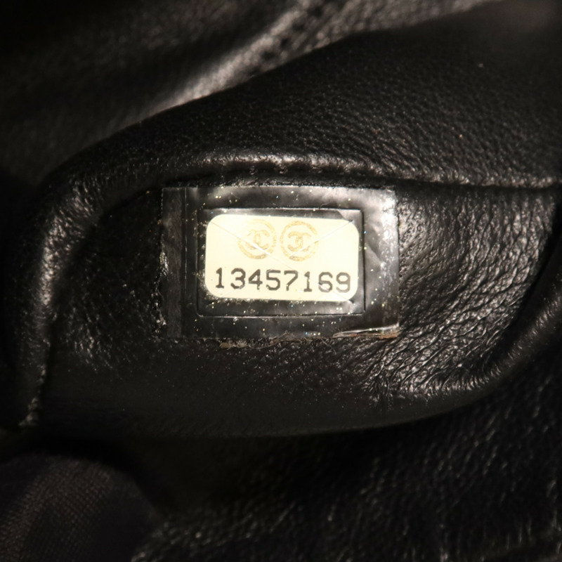 CHANEL 牛皮皮革Classic 25銀扣鏈帶肩背袋-4