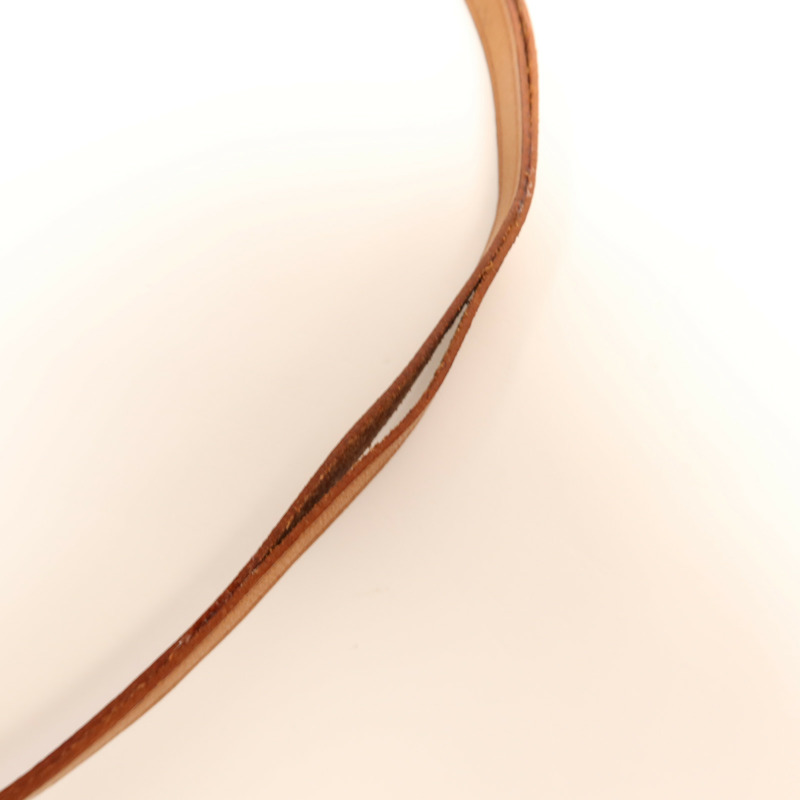 LOUIS VUITTON Monogram Pochette Accessoires金扣手挽袋棕色-13