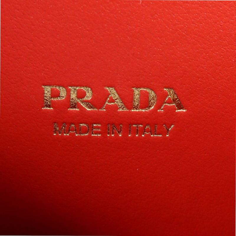 PRADA 牛皮皮革Envelope Clutch Bag金扣手拿包-12