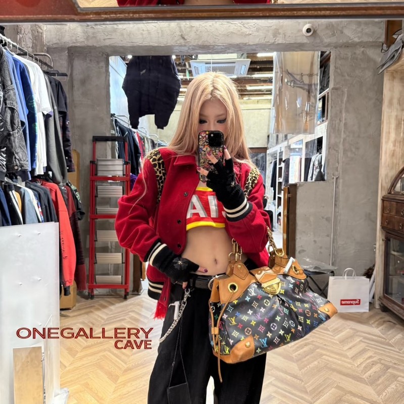莉亞精品♡LV 黑三彩手提包 二手美包-1