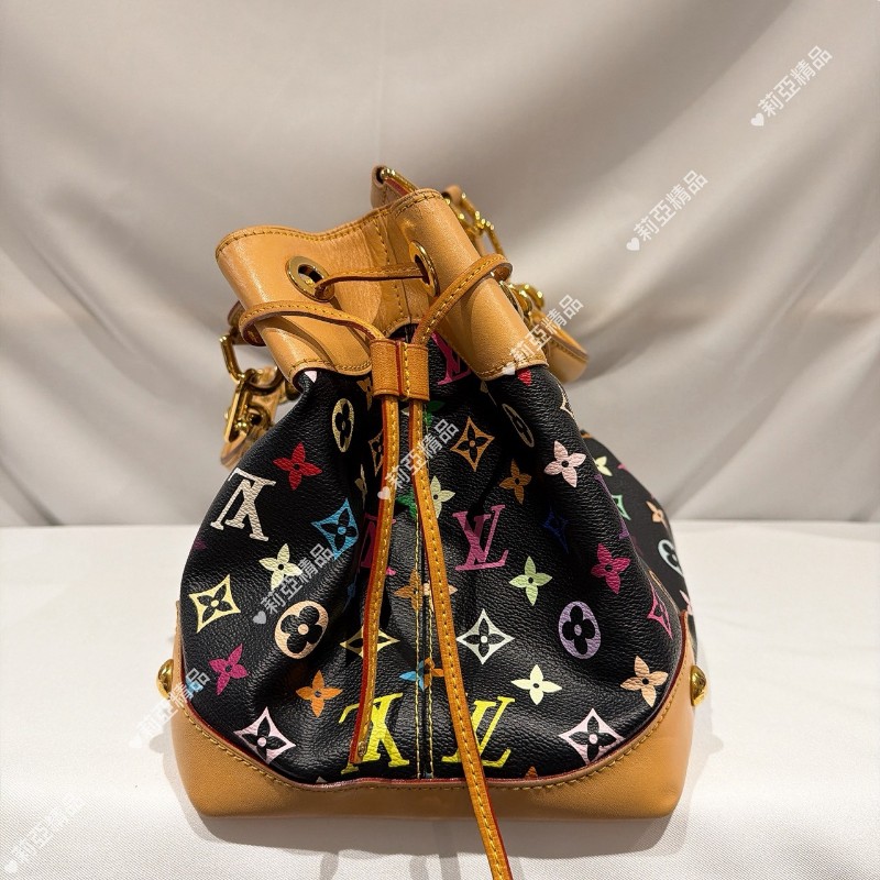 莉亞精品♡LV 黑三彩手提包 二手美包-7