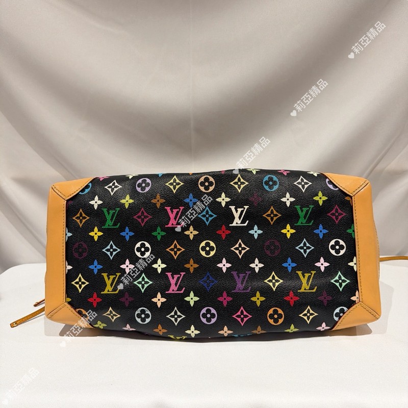 莉亞精品♡LV 黑三彩手提包 二手美包-8