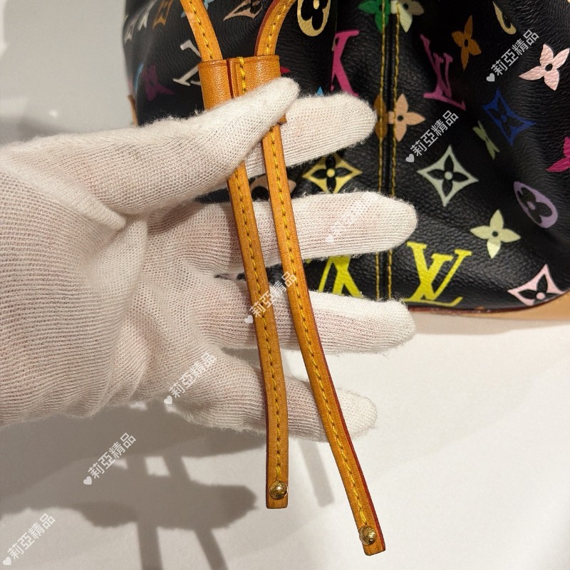 莉亞精品♡LV 黑三彩手提包 二手美包-18