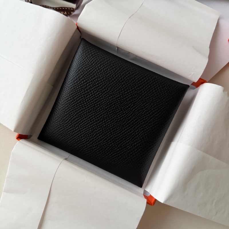 Hermes Bastia 零錢包 黑 全新 台灣購入-2