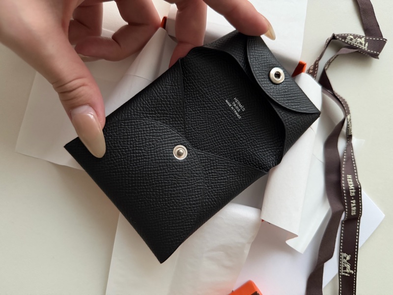 Hermes Bastia 零錢包 黑 全新 台灣購入-4
