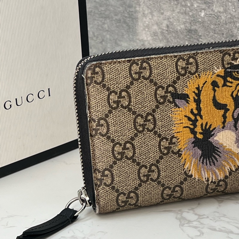 💗香緹國際精品💗 Gucci 虎頭拉鏈長夾-1