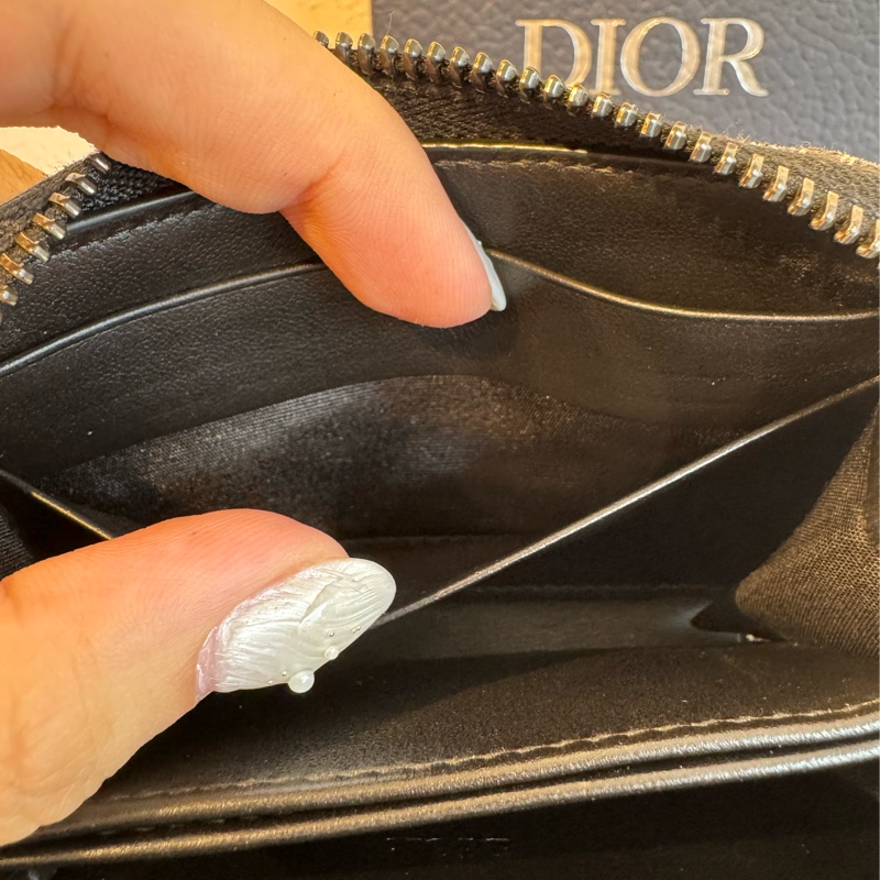 Dior藍緹花ㄇ拉零錢包-39