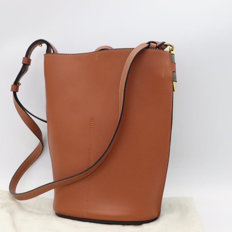 Loewe 羅威 Anagram Gate 豆綠色 牛皮 水桶 單肩包 斜挎包-2