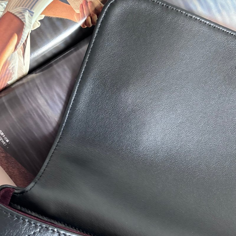 ::CHANEL:: 黑色皮革大款雙C口蓋包手提包 肩背包 鏈包 Maxi flap bag with top handle-23