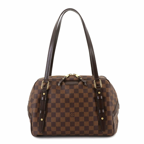 Louis Vuitton Damier Rivington 小號 Ebene 單肩包，N41157