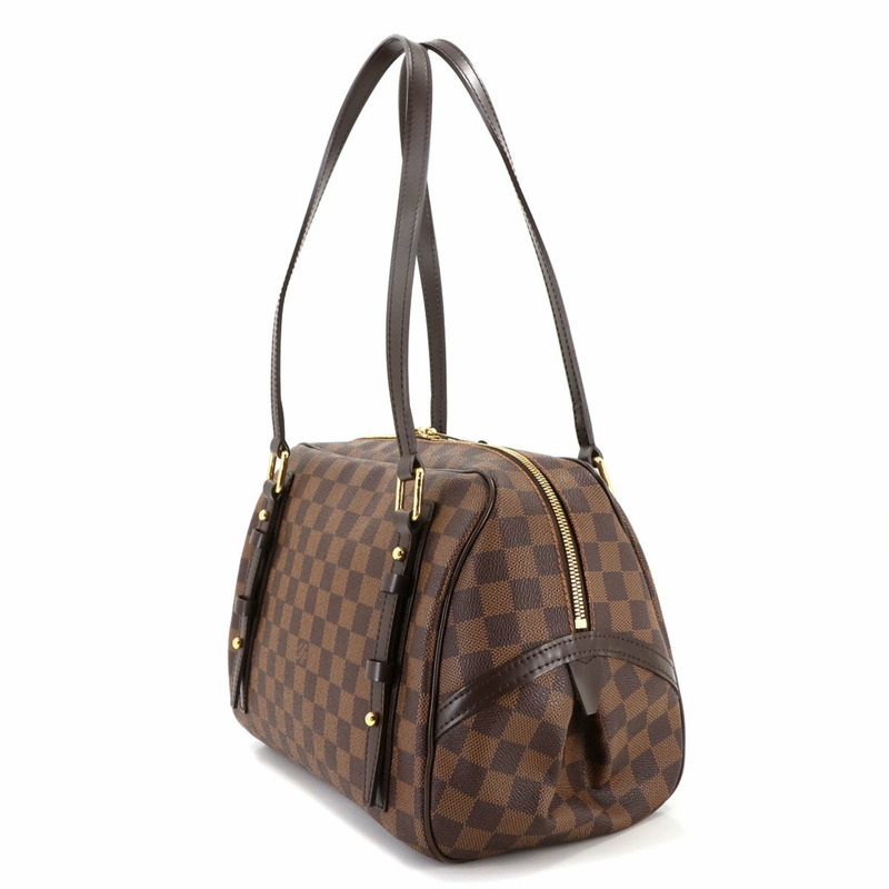 Louis Vuitton Damier Rivington 小號 Ebene 單肩包,N41157-2