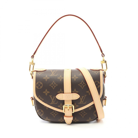 LOUIS VUITTON Saumur BB 肩背包 手提包 M46740 Monogram 帆布 二手 女士 LV