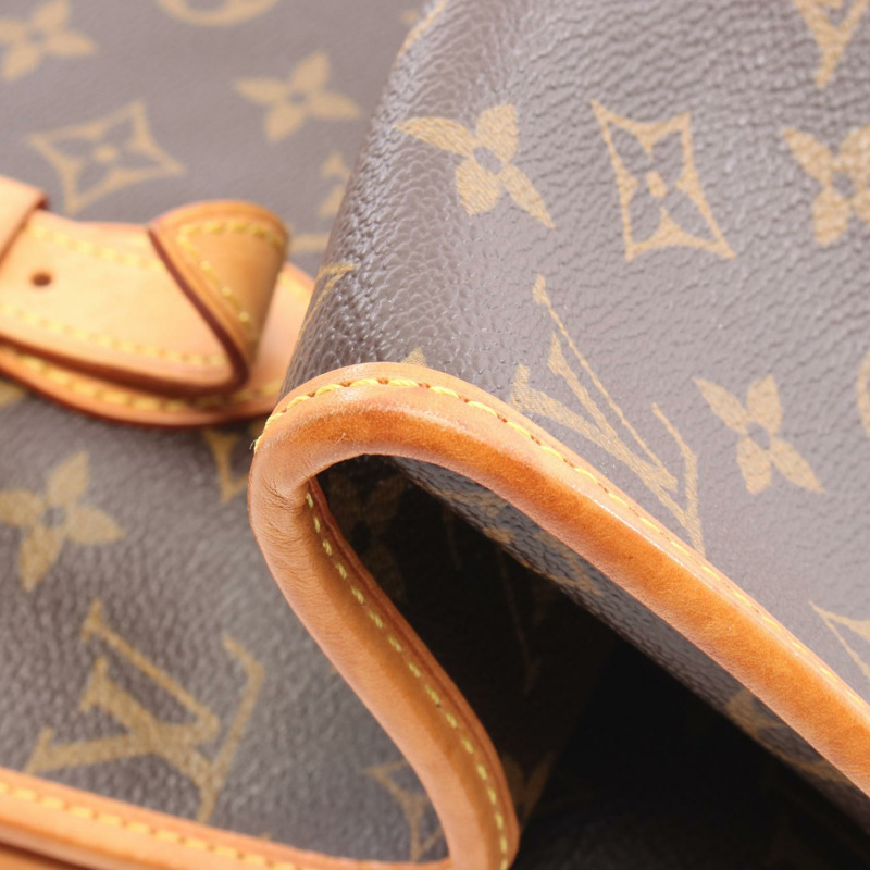 LOUIS VUITTON Popincourt Haut 托特單肩包 M40007 Monogram 帆布 二手 LV-8