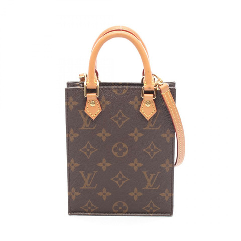 LOUIS VUITTON Petit Sac Plat 單肩包 手提包 M69442 Monogram 帆布 二手 女士