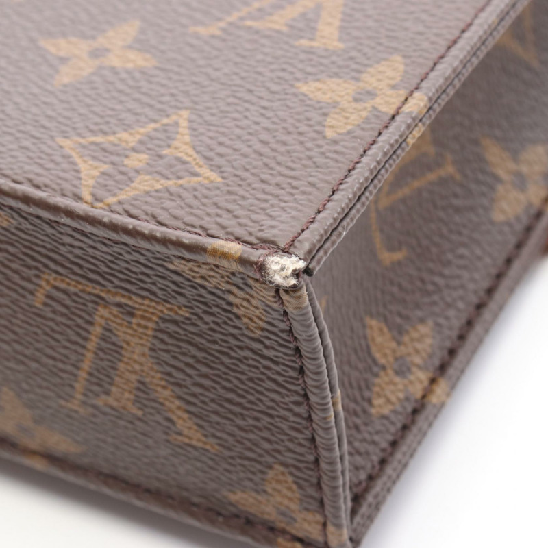 LOUIS VUITTON Petit Sac Plat 單肩包 手提包 M69442 Monogram 帆布 二手 女士-6