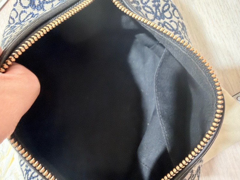 羅意威Loewe手提便當盒深藍色-7