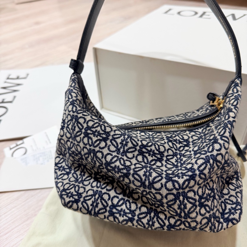 羅意威Loewe手提便當盒深藍色-9