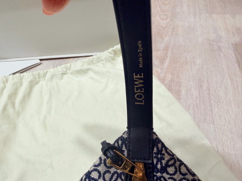 羅意威Loewe手提便當盒深藍色-11