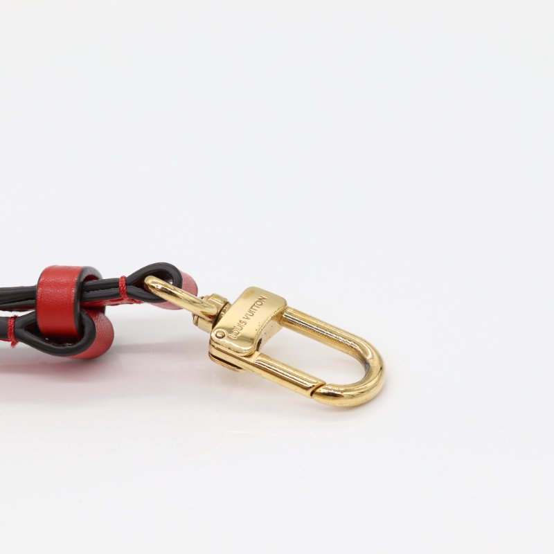 【狀況超級新】Louis Vuitton 路易威登 Noe 紅色牛皮 棕色花紋 水桶包 單肩包 斜挎包-11
