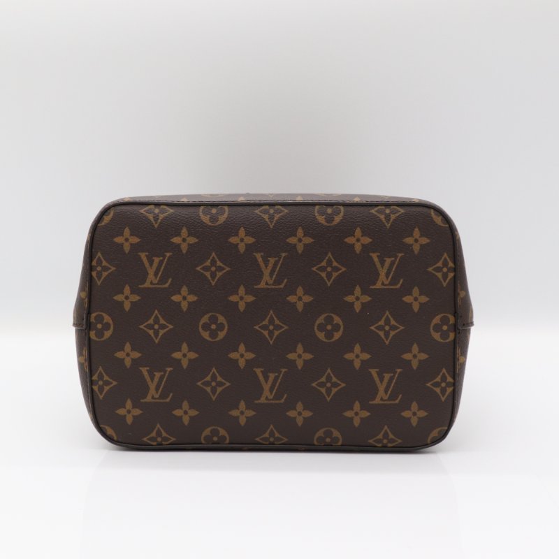 【狀況超級新】Louis Vuitton 路易威登 Noe 紅色牛皮 棕色花紋 水桶包 單肩包 斜挎包-12