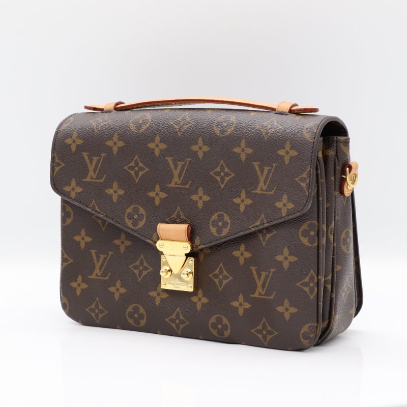 Louis Vuitton 路易威登 Pochette Métis 郵差包 棕色花紋 手提包 單肩包 斜挎包-2