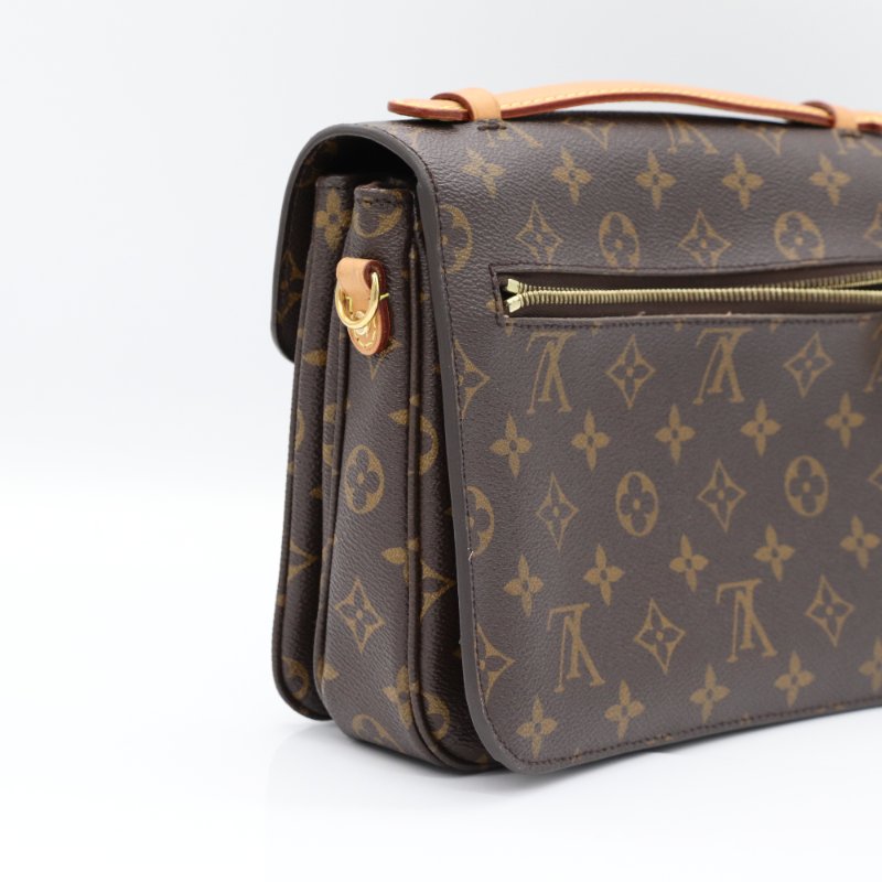 Louis Vuitton 路易威登 Pochette Métis 郵差包 棕色花紋 手提包 單肩包 斜挎包-3