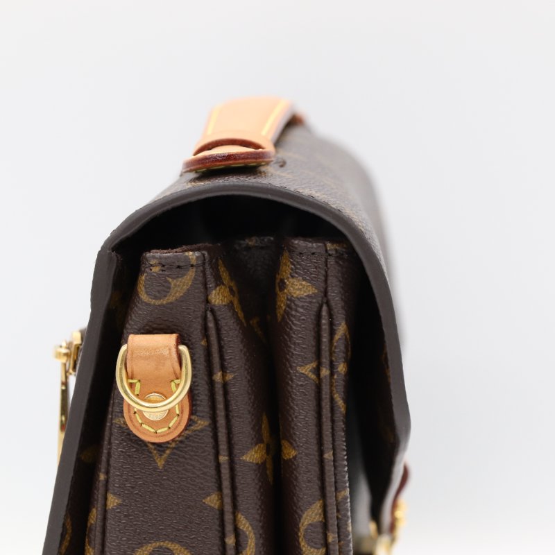 Louis Vuitton 路易威登 Pochette Métis 郵差包 棕色花紋 手提包 單肩包 斜挎包-8