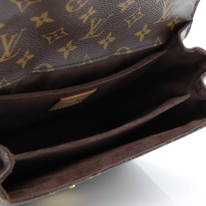 Louis Vuitton 路易威登 Pochette Métis 郵差包 棕色花紋 手提包 單肩包 斜挎包-9