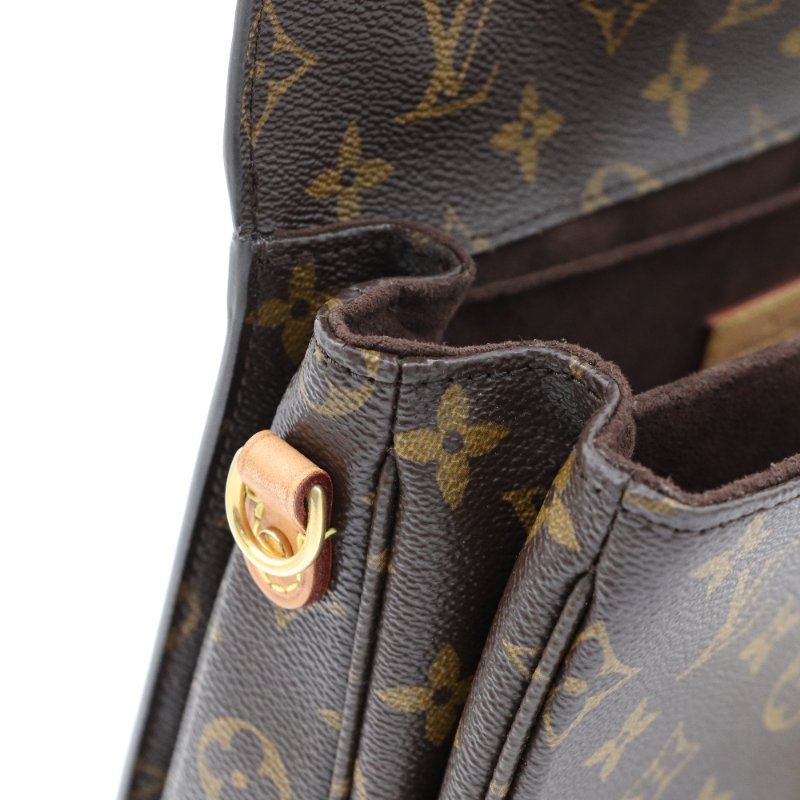 Louis Vuitton 路易威登 Pochette Métis 郵差包 棕色花紋 手提包 單肩包 斜挎包-10