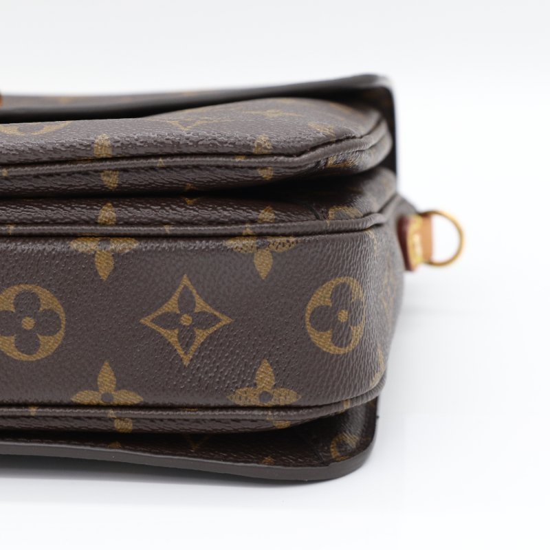 Louis Vuitton 路易威登 Pochette Métis 郵差包 棕色花紋 手提包 單肩包 斜挎包-14